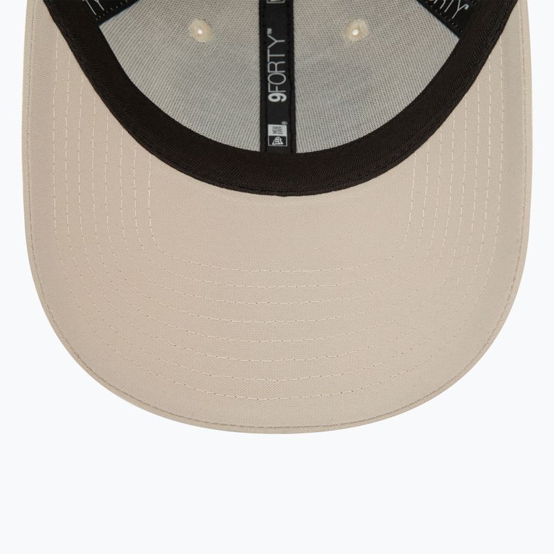 Cappello da baseball New Era New World 9Forty da uomo, beige chiaro 5