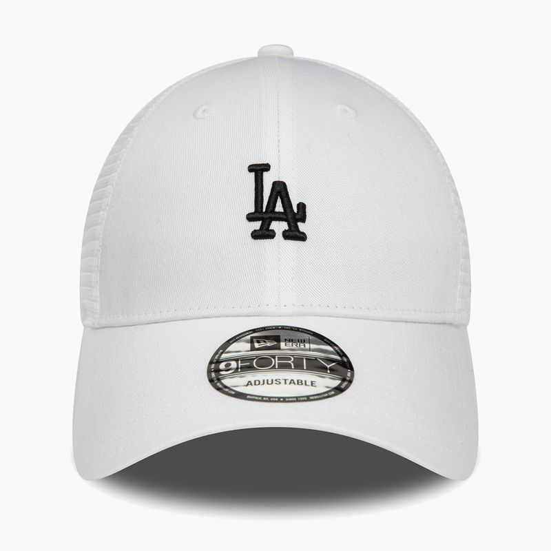 Cappello da baseball New Era Home Field 9Forty Trucker Los Angeles Dodgers Uomo, bianco 3