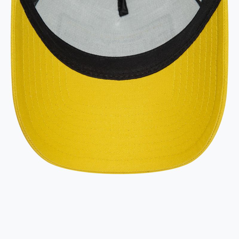 Cappello da baseball New Era Patch Trucker giallo da uomo 5