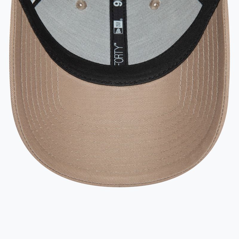 Berretto da baseball New Era Ne Essential 9Forty marrone pastello da uomo 5