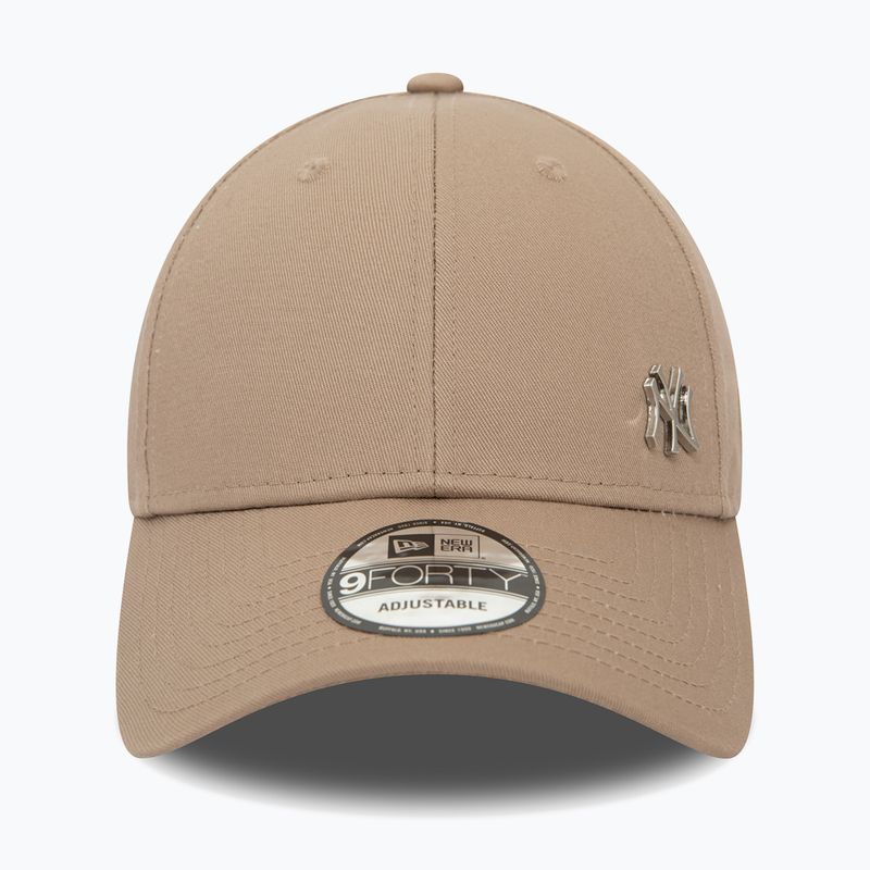 Cappello da baseball New Era Flawless 9Forty New York Yankees marrone pastello da uomo 3