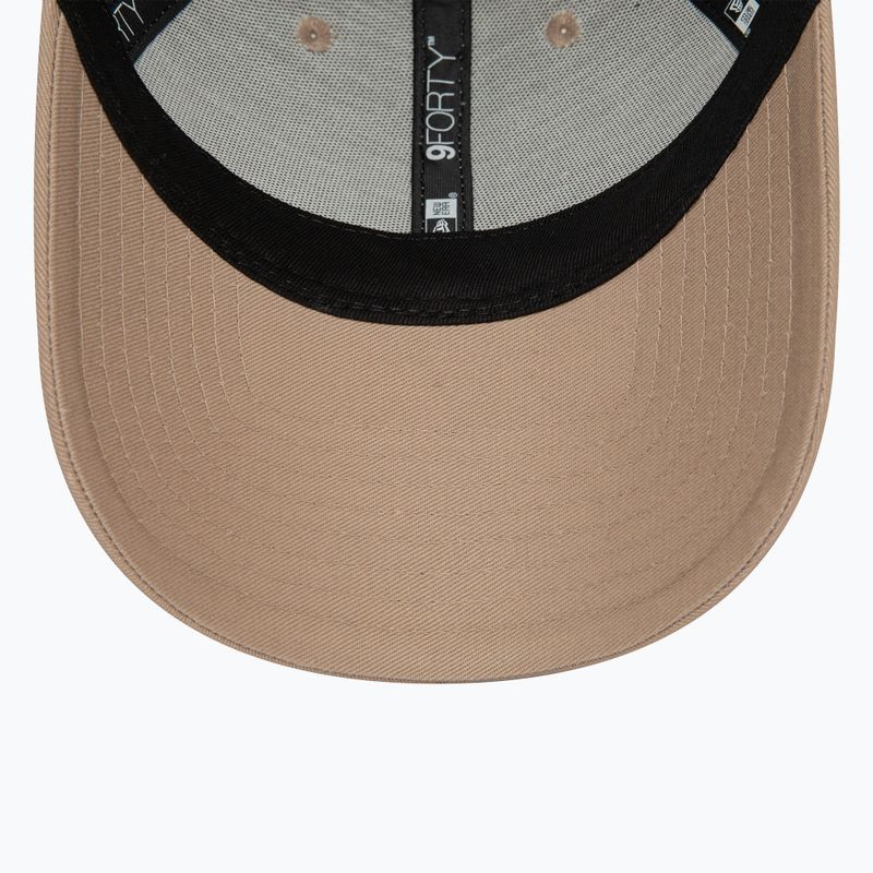 Cappello da baseball New Era Flawless 9Forty New York Yankees marrone pastello da uomo 5