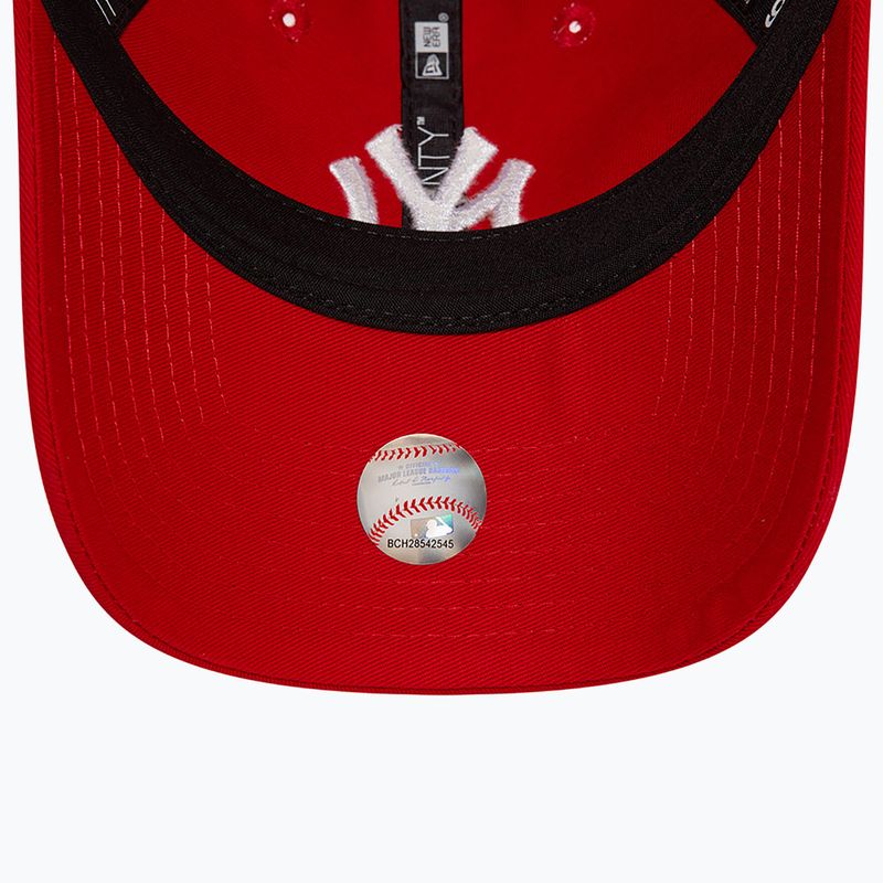 Cappello da baseball New Era League Essential 9Twenty New York Yankees rosso 7