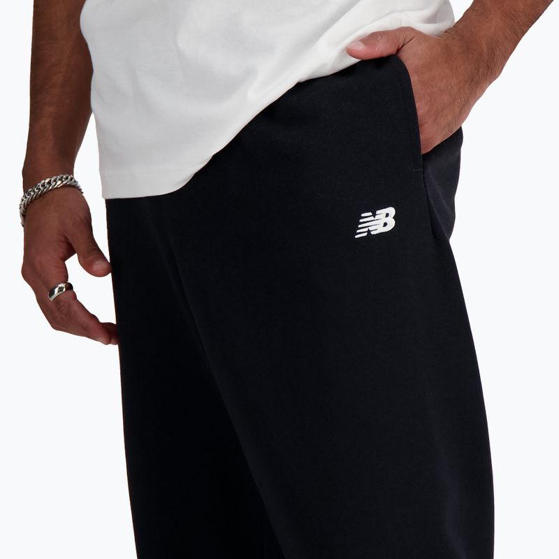 Pantaloni New Balance French Terry Jogger da uomo, nero 4