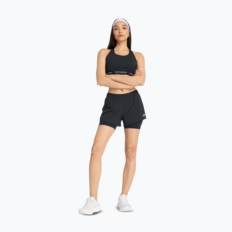 Pantaloncini New Balance donna 2IN1 3" nero 2