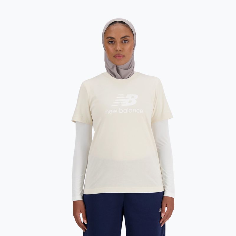 Maglia New Balance Essentials da donna in lino