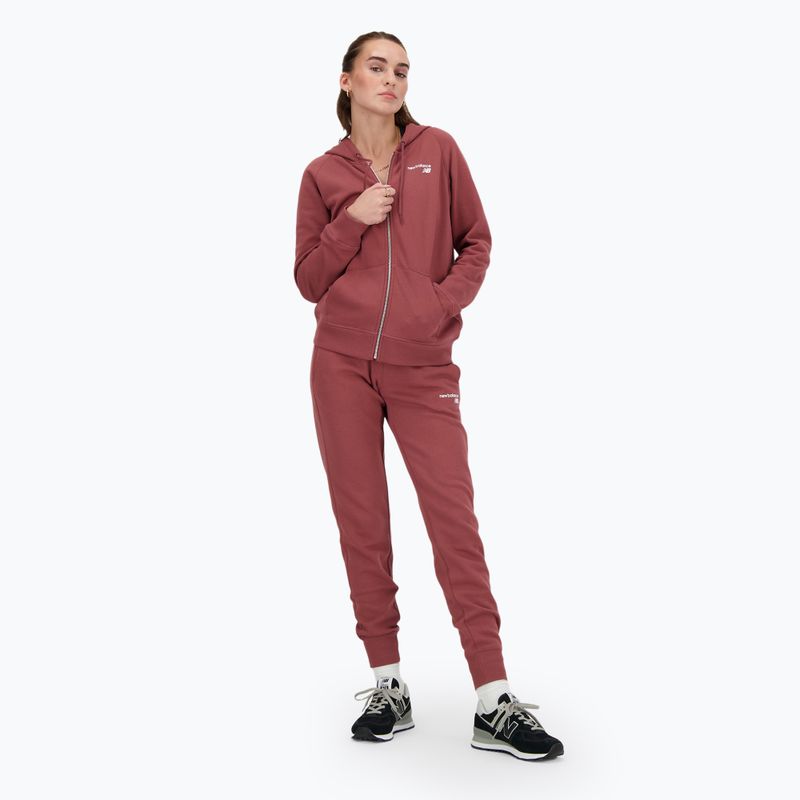 Pantaloni New Balance Classic Core Fleece Washedbu da donna 2