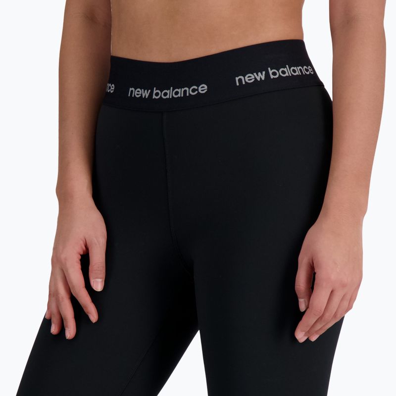 Leggings donna New Balance Sleek High Rise 25 pollici nero 5