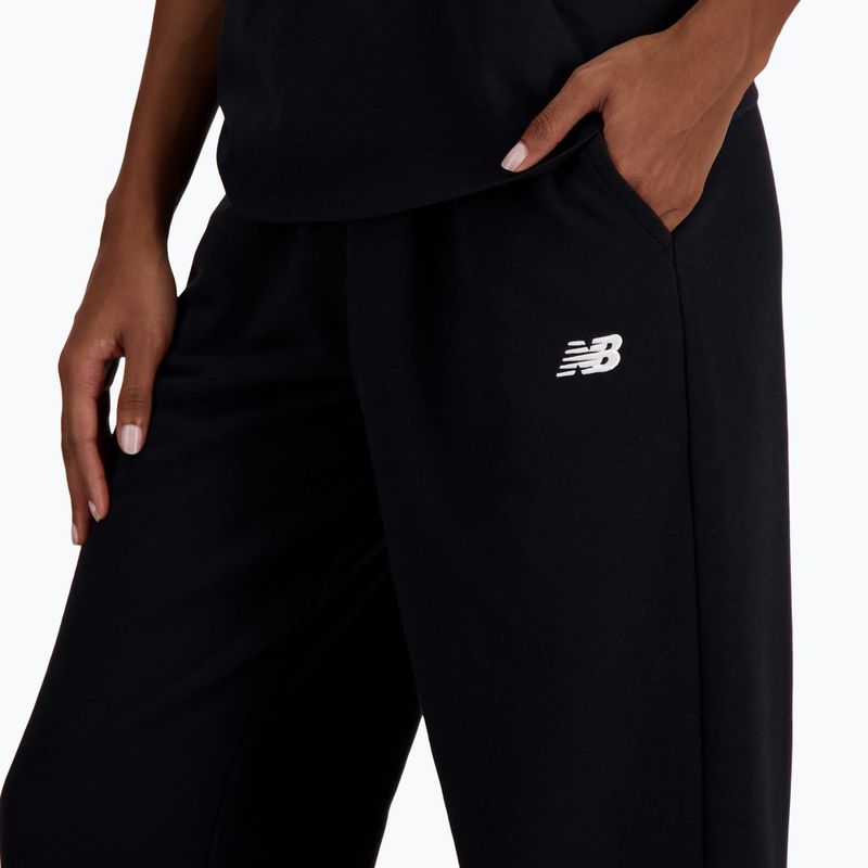 Pantaloni New Balance French Terry Jogger da donna, nero 4