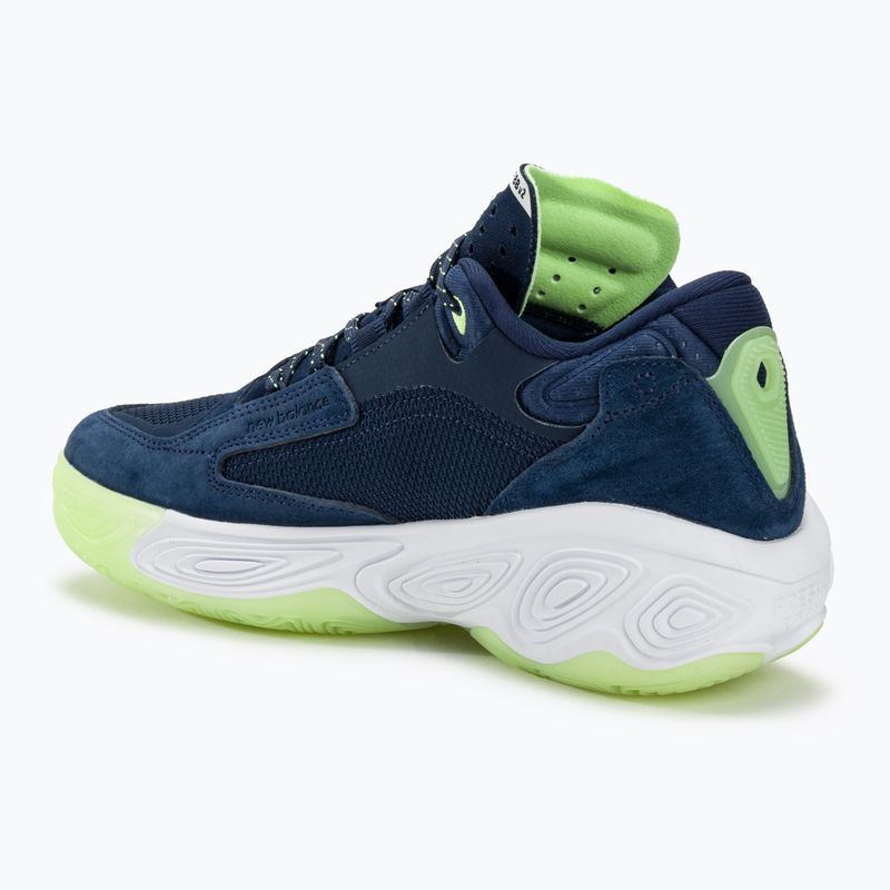 Scarpe da basket New Balance Fresh Foam BB v2 navy/lime 3