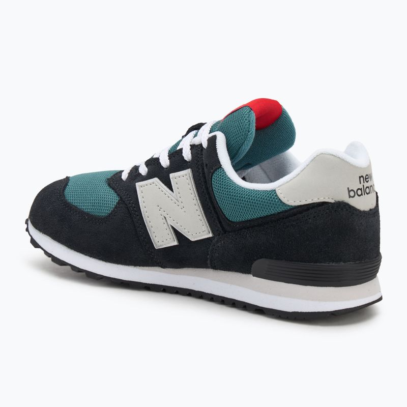 Scarpe New Balance Classic 574's V1 brighton black/green/white 3