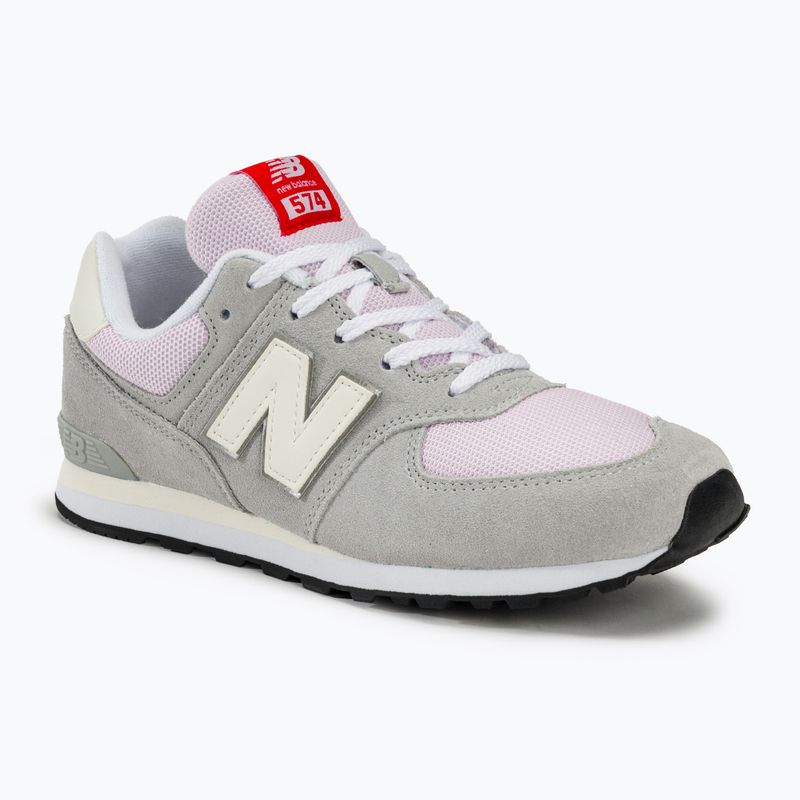 Scarpe da bambino New Balance GC574 grigio brillante