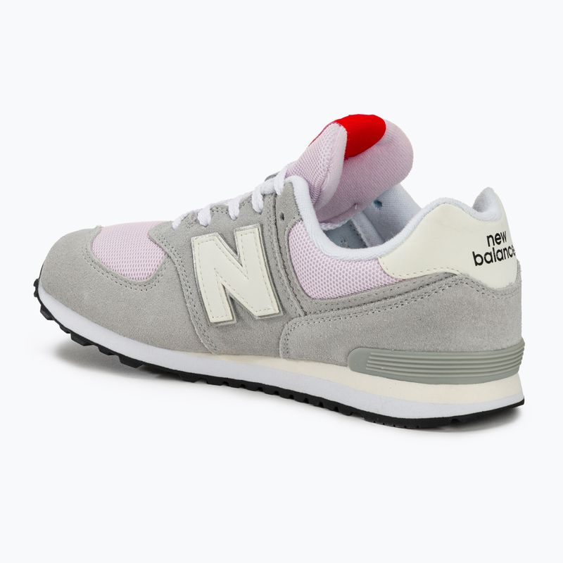 Scarpe da bambino New Balance GC574 grigio brillante 3