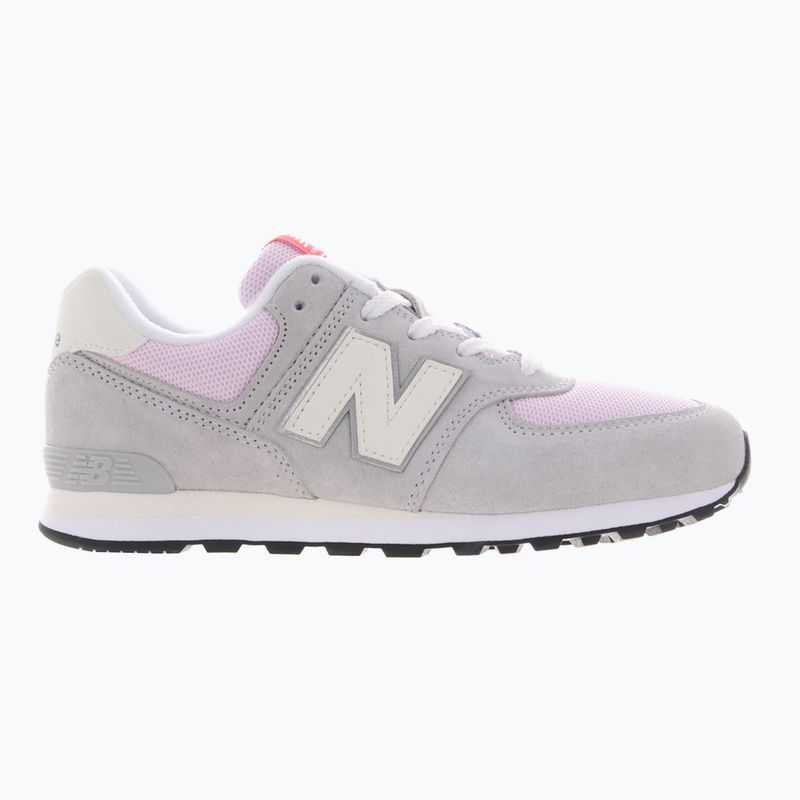 Scarpe da bambino New Balance GC574 grigio brillante 8