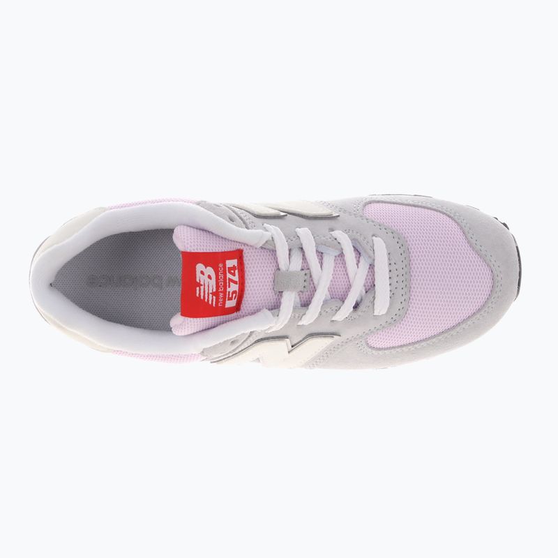 Scarpe da bambino New Balance GC574 grigio brillante 10