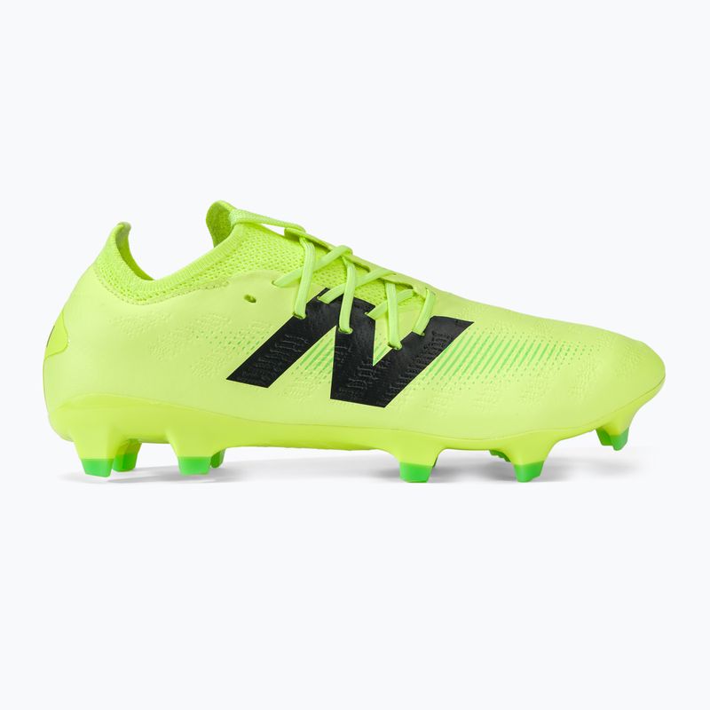 Scarpe da calcio New Balance uomo Furon Destroy FG V7+ bleached lime glo 2