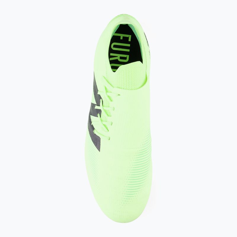 Scarpe da calcio New Balance uomo Furon Destroy FG V7+ bleached lime glo 10