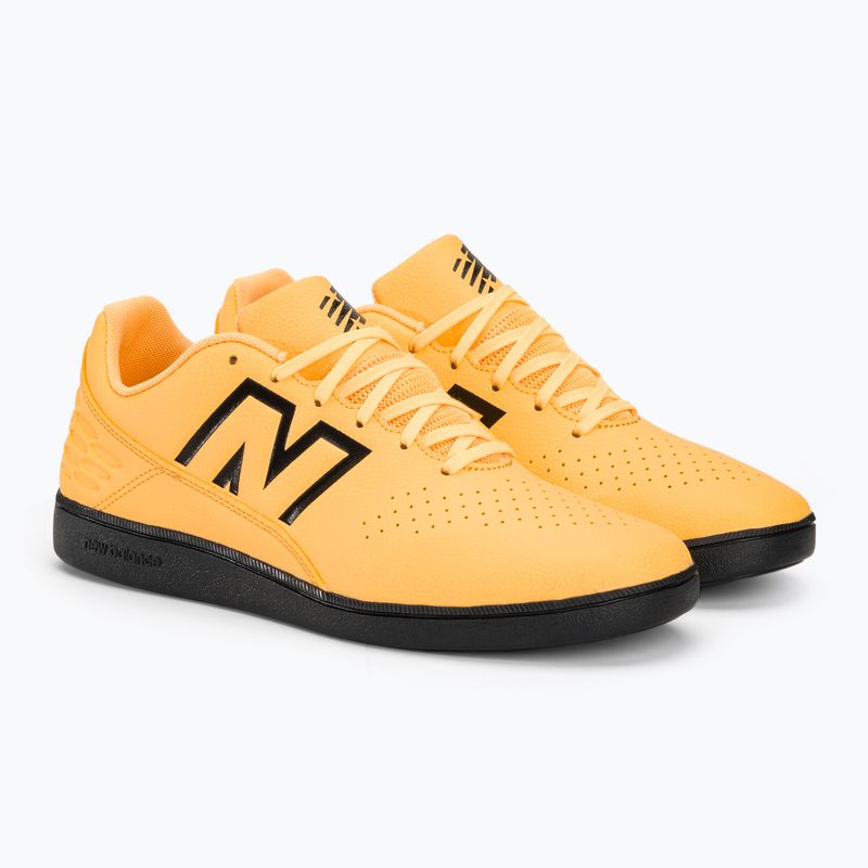 New Balance Audazo Control IN v6 white peach scarpe da calcio da uomo 4