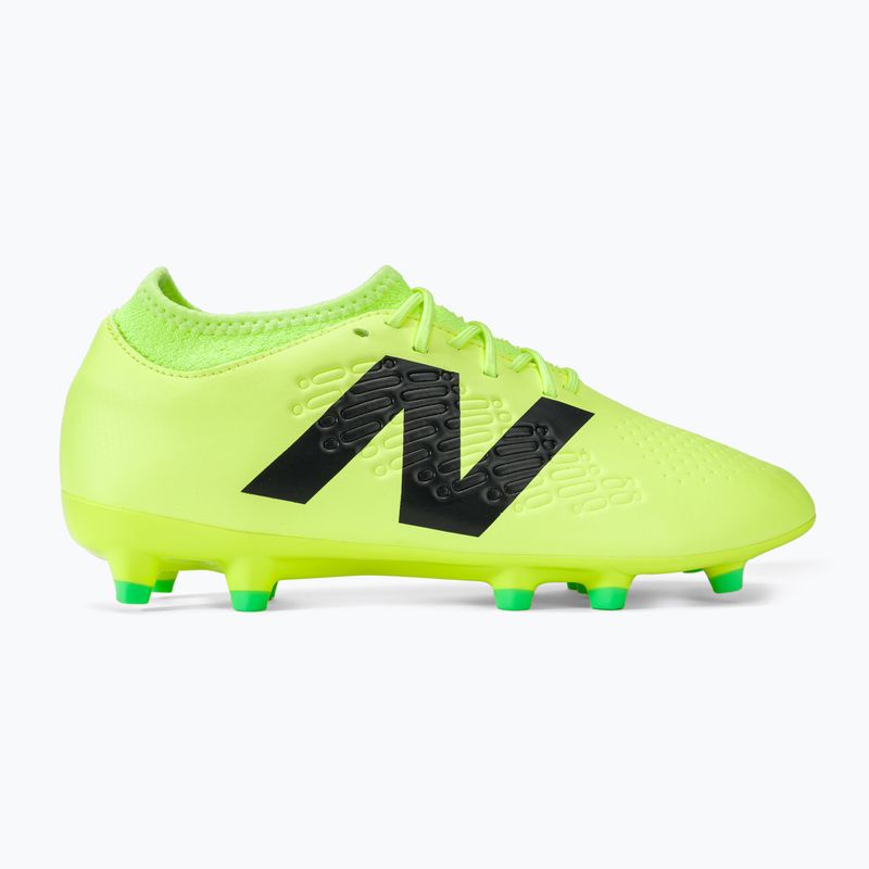 Scarpe da calcio New Balance uomo Tekela Magique FG V4+ bleached lime glo 2