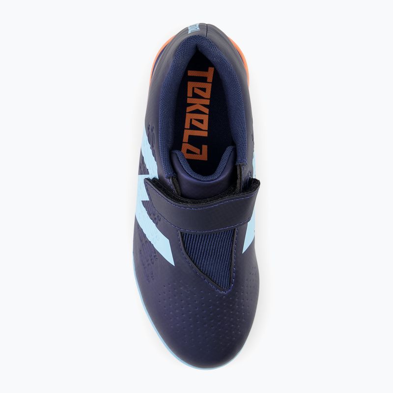 Scarpe da calcio per bambini New Balance Tekela Magique JNR Hook & Loop TF V4+ nb navy 4