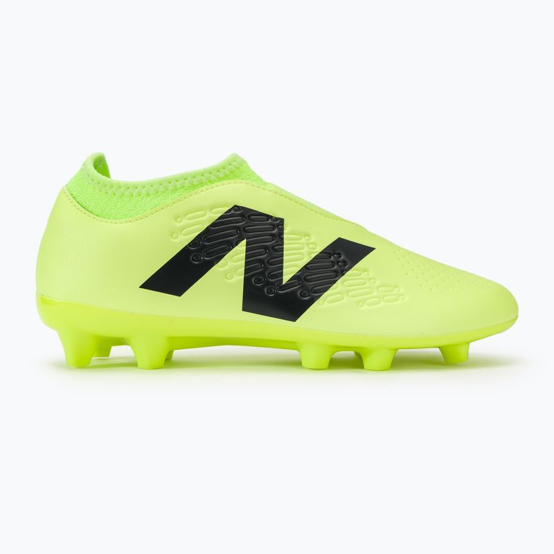 Scarpe da calcio per bambini New Balance Tekela Magique JNR FG V4+ bleached lime glo 2