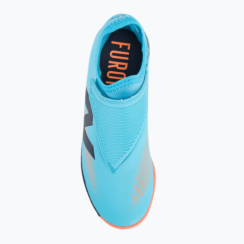 Scarpe da calcio per bambini New Balance Furon Dispatch JNR HOOK & LOOP TF V7+ squadra blu cielo 6