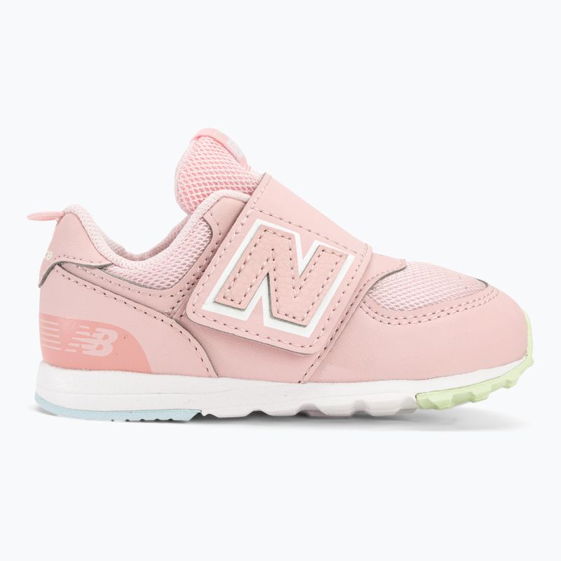 New Balance NW574 scarpe da bambino rosa conchiglia 2