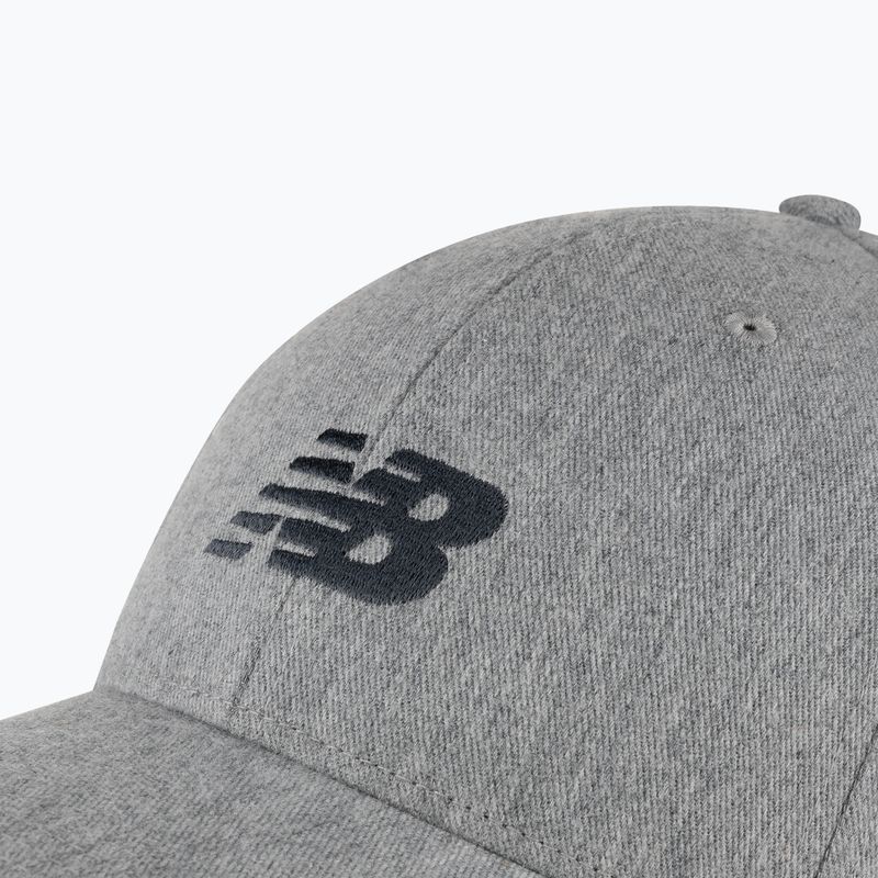 New Balance 6 Panel Structured Snapback cap grigio 3