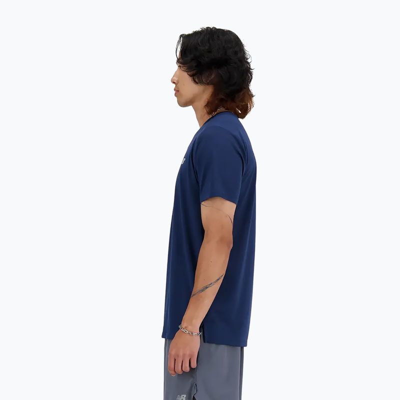 T-shirt da uomo New Balance Run SS navy 3