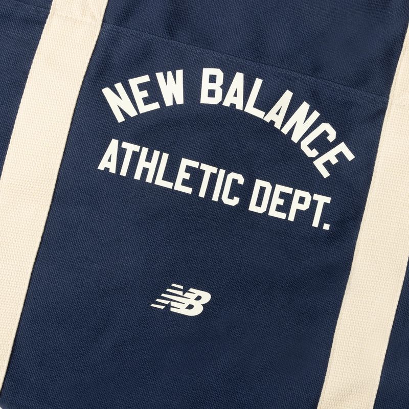 Borsa New Balance Canvas Duffel 40 l beige/navy 5