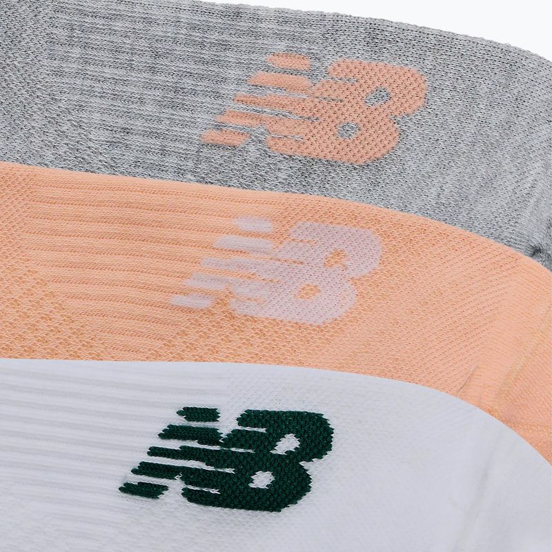 New Balance Running Repreve No Show Tab 3 paia di calzini multicolore 3