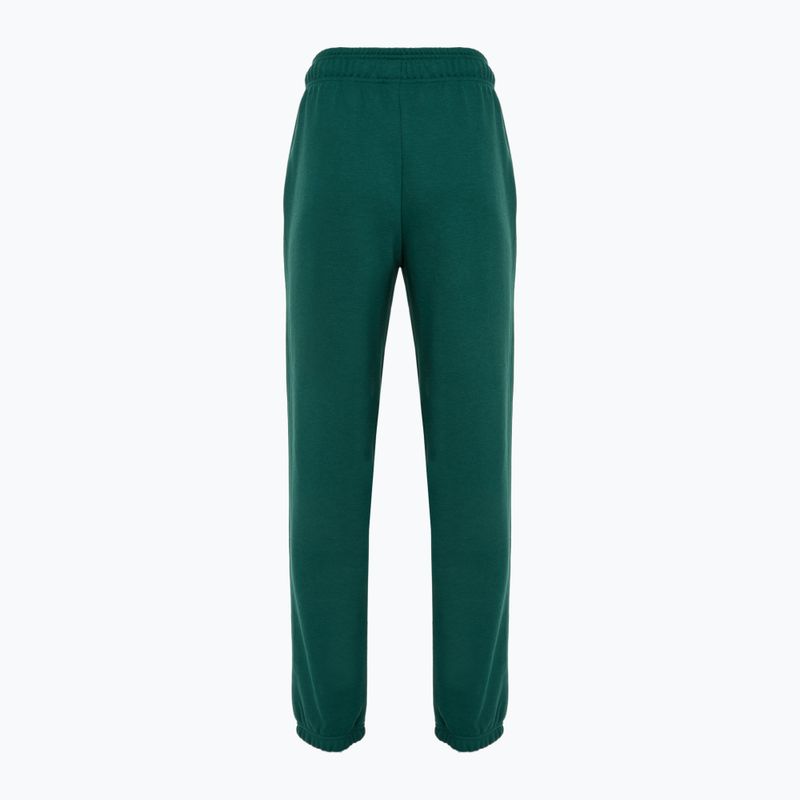 Pantaloni New Balance French Terry Jogger da donna verde notte 2