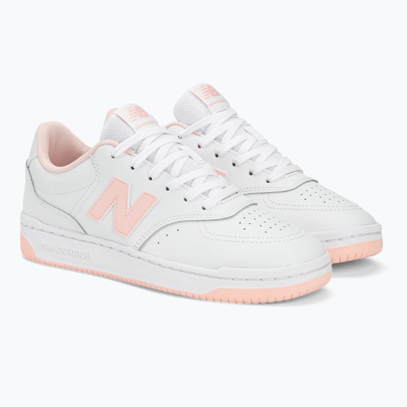 Scarpe New Balance donna BBW80 bianco/rosa 5