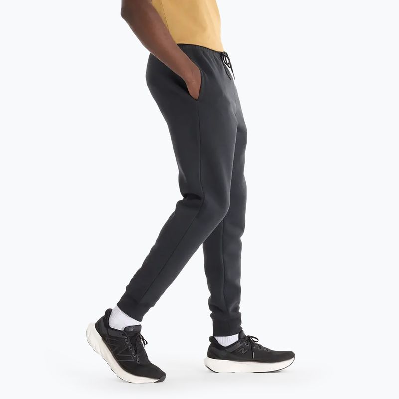 Pantaloni New Balance Fleece Jogger da uomo, nero 3