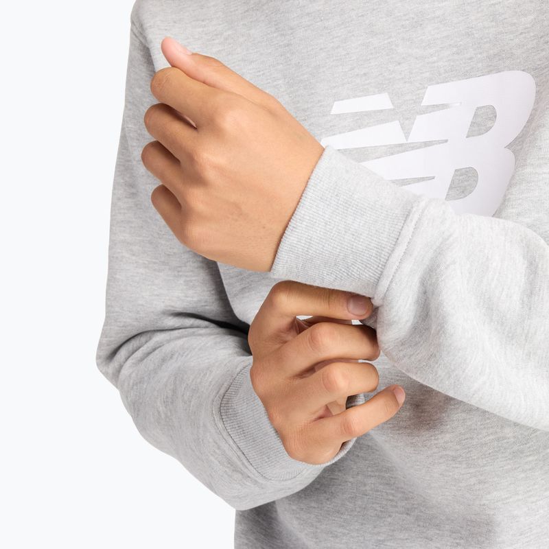 Felpa da uomo New Balance Sport Core Brushed Crew reflection/white/light arctic grey 5