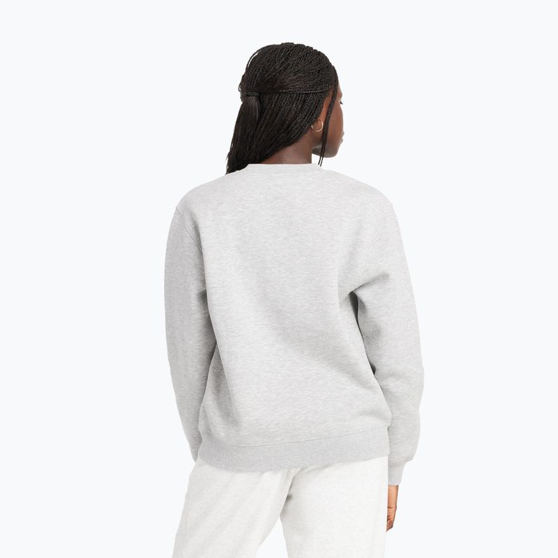 Felpa donna New Balance Sport Fleece Logo Crew grigio atletico 2