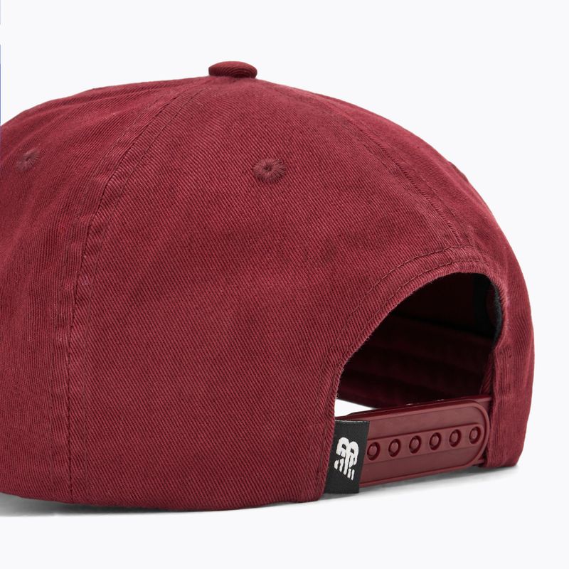 New Balance V990 Block N Curved Brim mercurio berretto da baseball rosso 4
