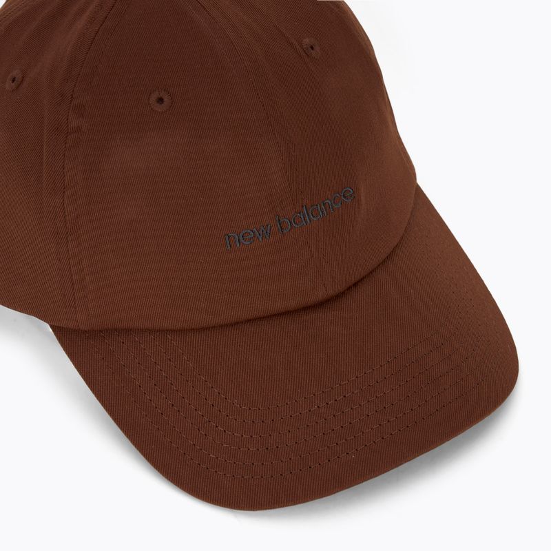 Cappello da baseball New Balance 6 Panel Linear Logo richoak 3