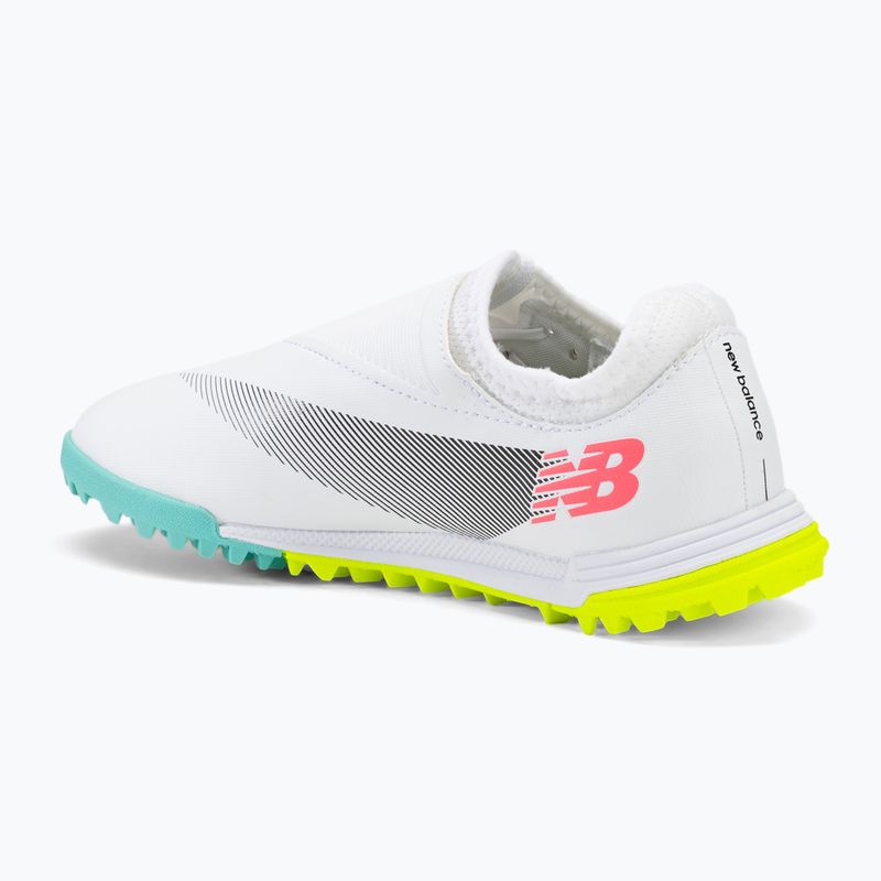 Scarpe da calcio per bambini New Balance Furon Dispatch V7+ TF bianco 3