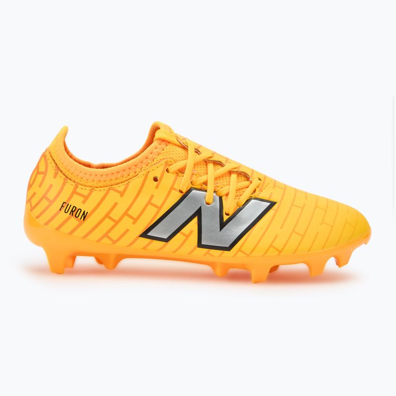 Scarpe da calcio per bambini New Balance Furon Dispatch V7+ FG arancione 2