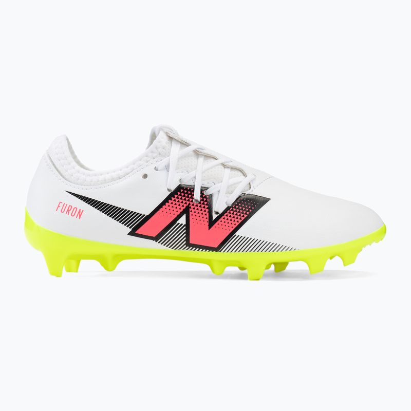 Scarpe da calcio per bambini New Balance Furon Dispatch V7+ FG bianco 2