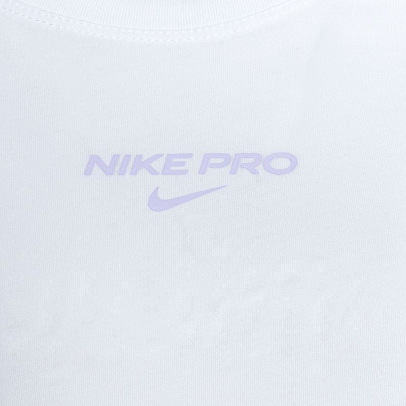 Maglietta da allenamento Nike Dri-Fit Pro donna bianco 3