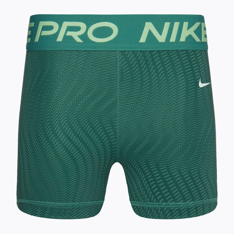 Pantaloncini da allenamento Nike Pro Dri-Fit Mid-Rise 3" stampati da donna bicoastal/bianco