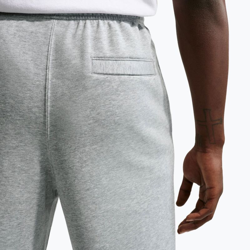Pantaloni da uomo Nike Club French Terry Joggers dark grey heather/light smoke grey/white 6