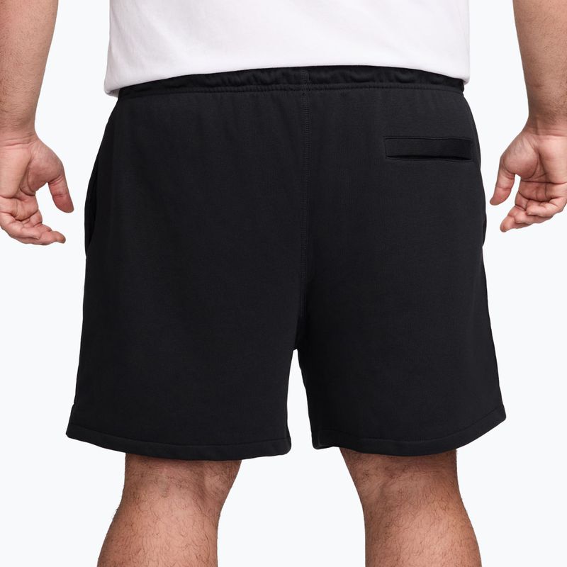 Pantaloncini da uomo Nike Club French Terry Flow black/black/white 3