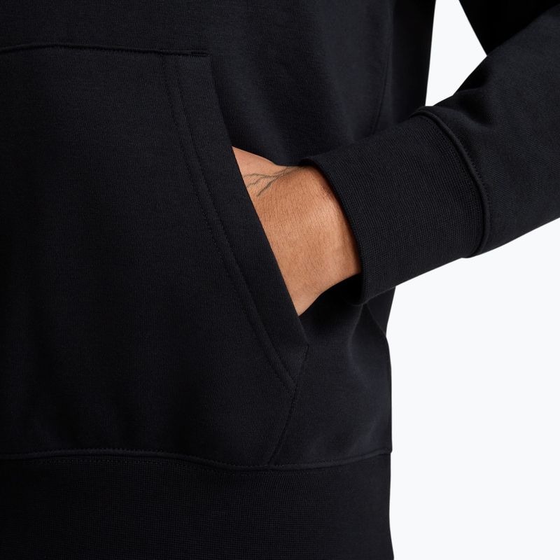 Felpa con cappuccio Nike Club French Terry Uomo nero/nero/bianco 7