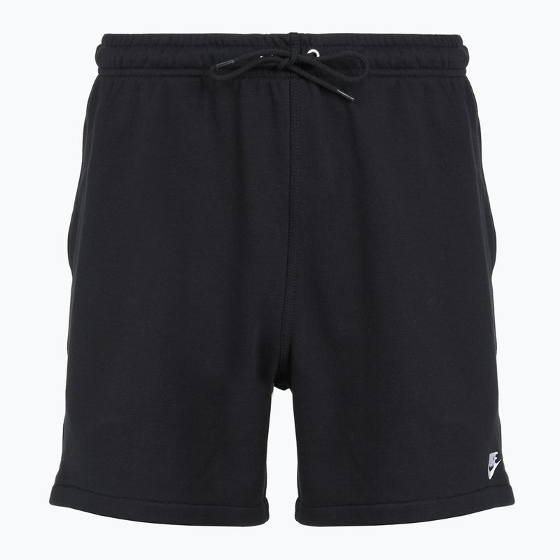 Pantaloncini da uomo Nike Club French Terry Flow black/black/white 8