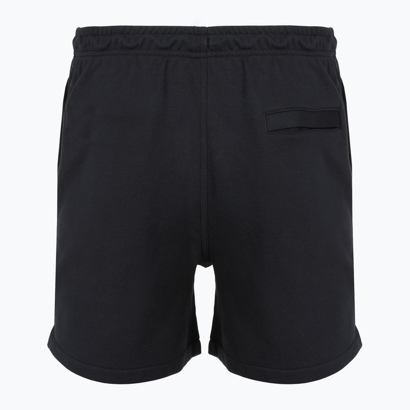 Pantaloncini da uomo Nike Club French Terry Flow black/black/white 9
