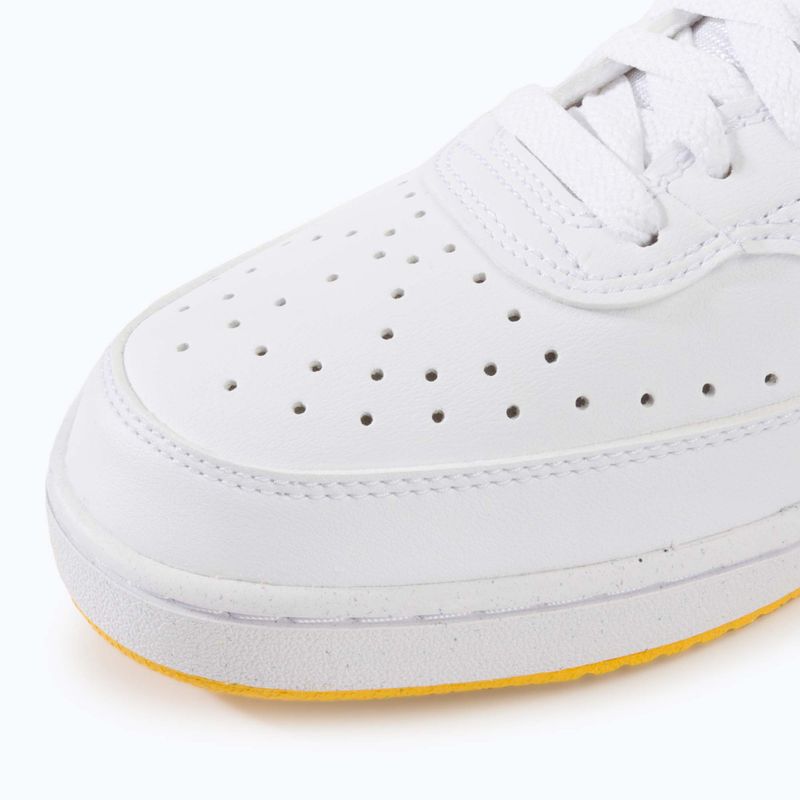 Scarpe da uomo Nike Court Vision Low Next Nature bianco/university gold 7