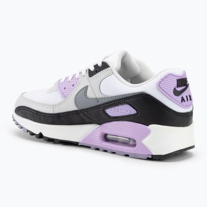 Nike Air Max 90 scarpe da donna bianco/lilla/photon dust/grigio freddo 3